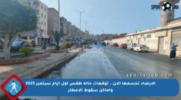 الأرصاد تحسمها الآن.. توقعات حالة طقس أول أيام سبتمبر 2025 وأماكن سقوط الأمطار